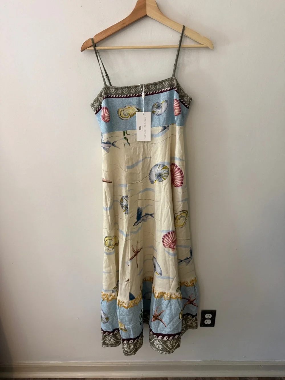 Caroline Constas Sea Life Print Maxi
Dress - Blue and Green - Picture 4 of 9